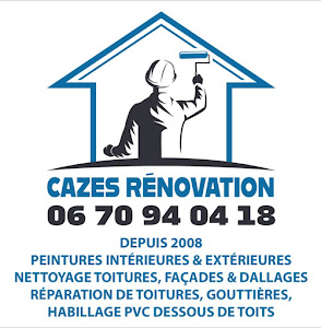 Cazes Rénovation peintures intérieures/façades/nettoyage toitures