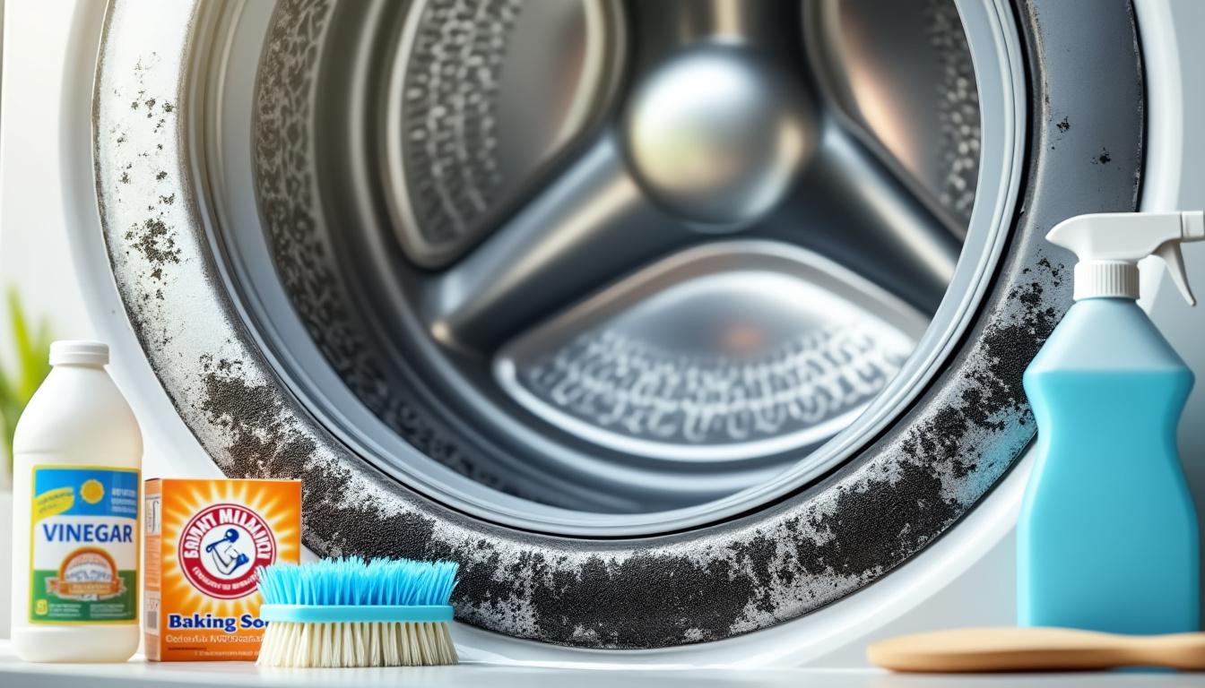 découvrez notre guide complet pour éliminer efficacement les taches noires du caoutchouc de votre lave-linge et maintenir votre appareil propre et en bon état.