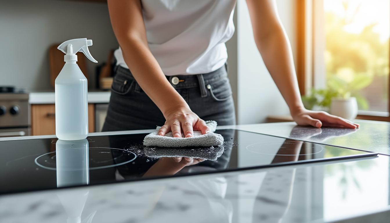 découvrez comment chauffer du vinaigre blanc pour éliminer efficacement les traces blanches sur vos plaques vitrocéramiques grâce à cette astuce simple et naturelle.