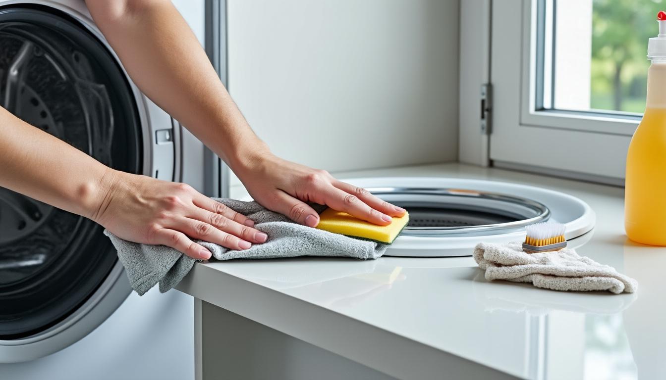 découvrez des astuces simples et efficaces pour nettoyer un joint de machine à laver encrassée et maintenir votre appareil en parfait état.